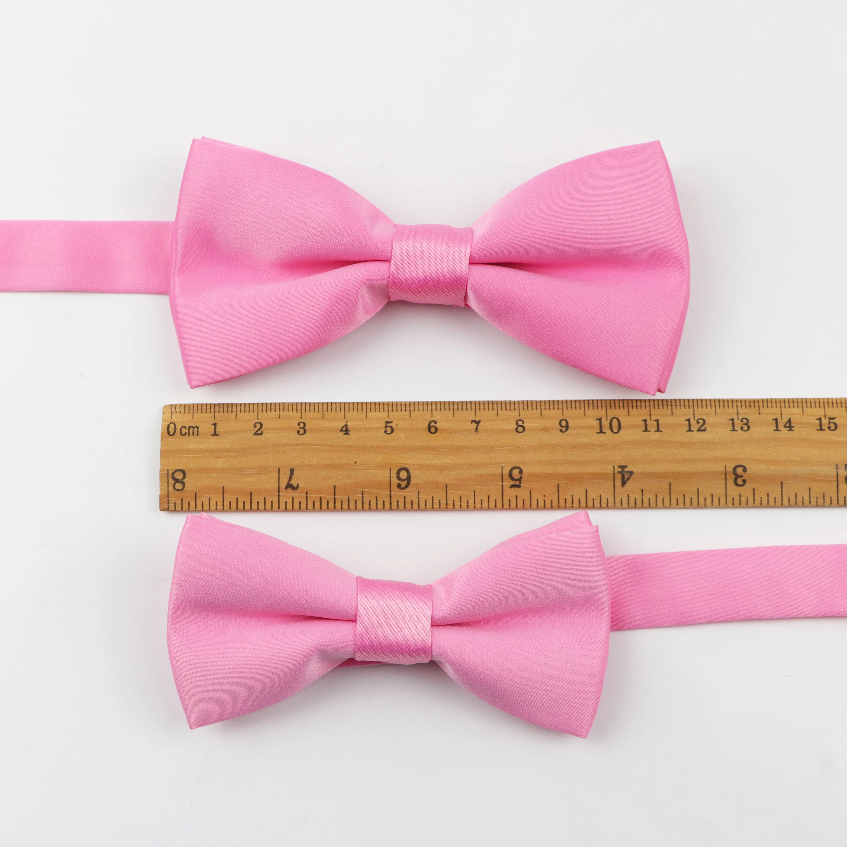 Men's Children's Daily Wear Polyester Solid Color Bowtie Wine Red Black Parent-Child Butterfly Set Wedding Party Accessory Gifts