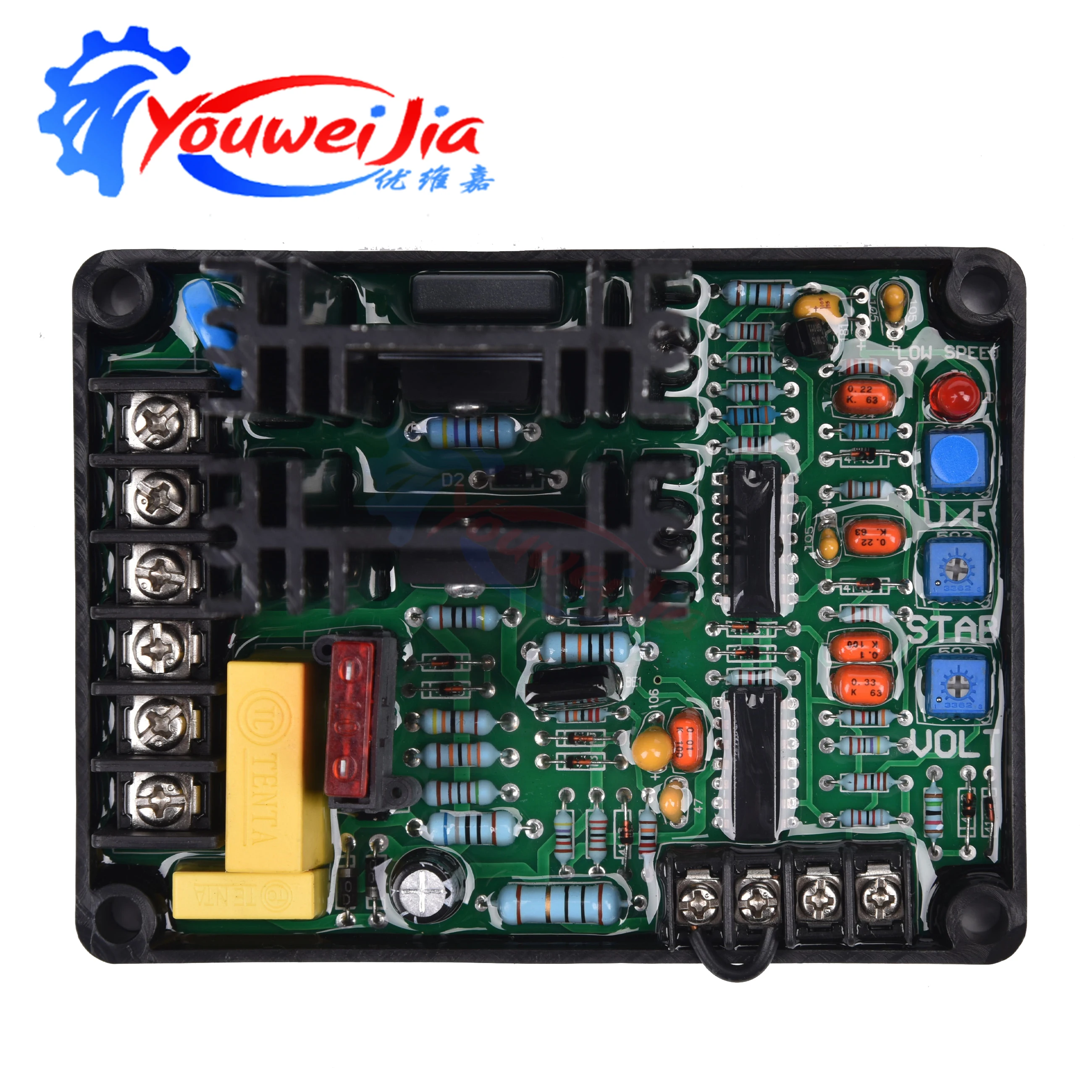GB13A Brushless Generator Excitation System Automatic Voltage Stabilizer General AVR for Stable Power Output