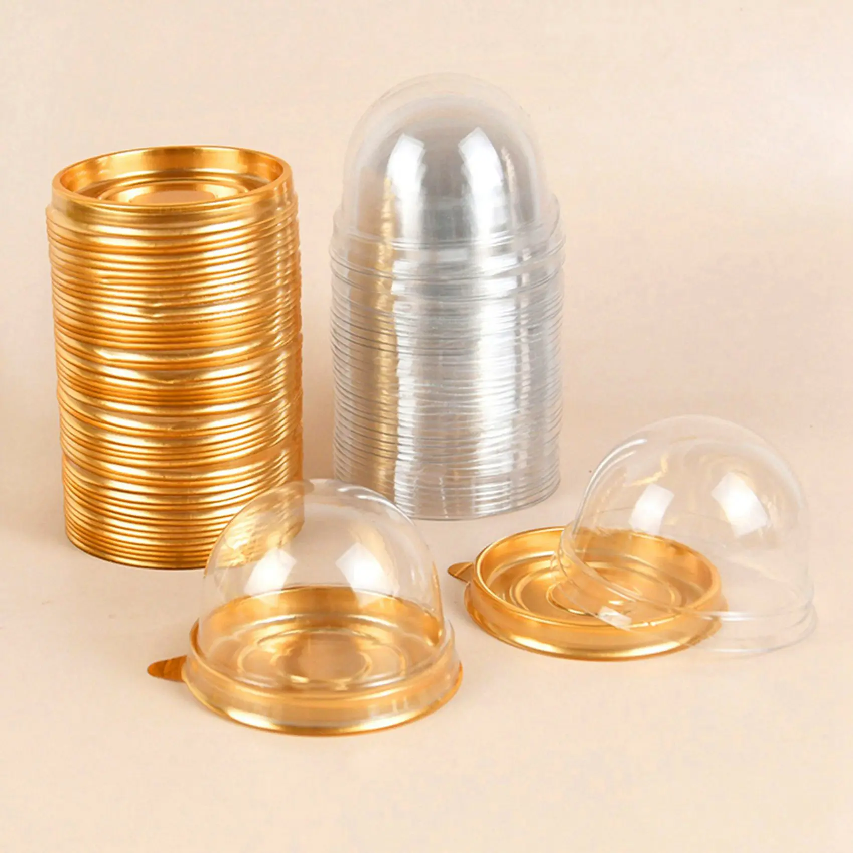 X17A 2025 NEW-400PCS Buah Kotak Makanan Penutup Mini Wadah Cupcake Pastry Kemasan Kue Kotak Pesta Pernikahan Perlengkapan Hadiah