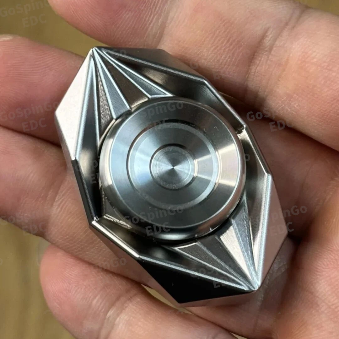 YIBAI EDC Crossbones Two-Bladed Fidget Spinner Stress Relief Toy ADHD-friendly EDC Pocket Toy