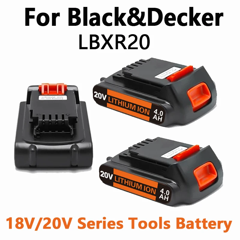 18V 3.0Ah BL2018 remplacement pour Black & Decker 20V batterie Max Lithium LST220 LB2X4020 LBXR20 LB20 LBX20 outils sans fil