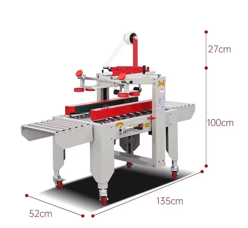 customized Hot Selling Case Express Box Sealing Machine Commercial Food Carton Sealing Machine Box Sealer