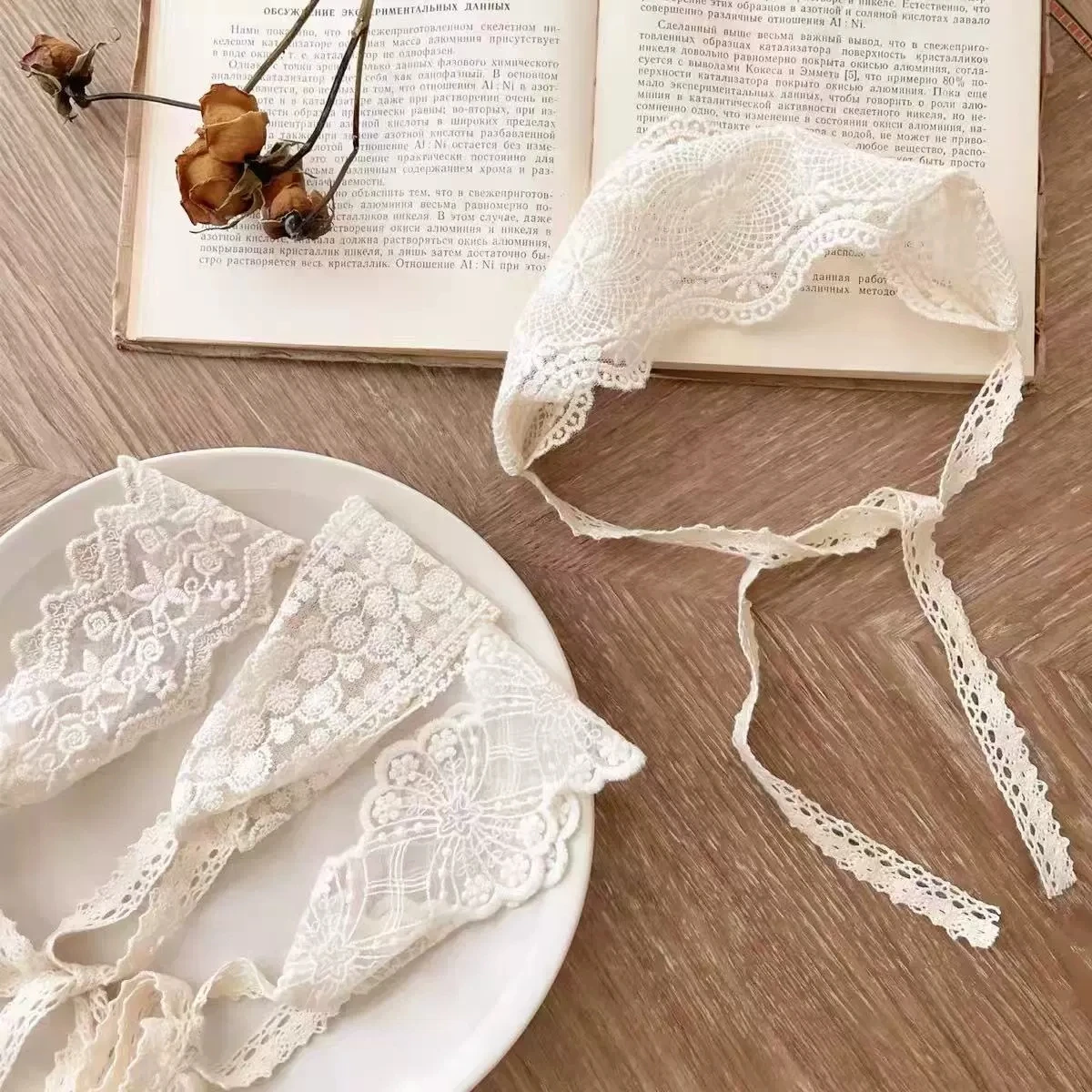 

4pcs/set Korean Style Lace Headband Children Hair Accessories Little Baby Princess Headwear Kids Newborn Photoprop Hairband