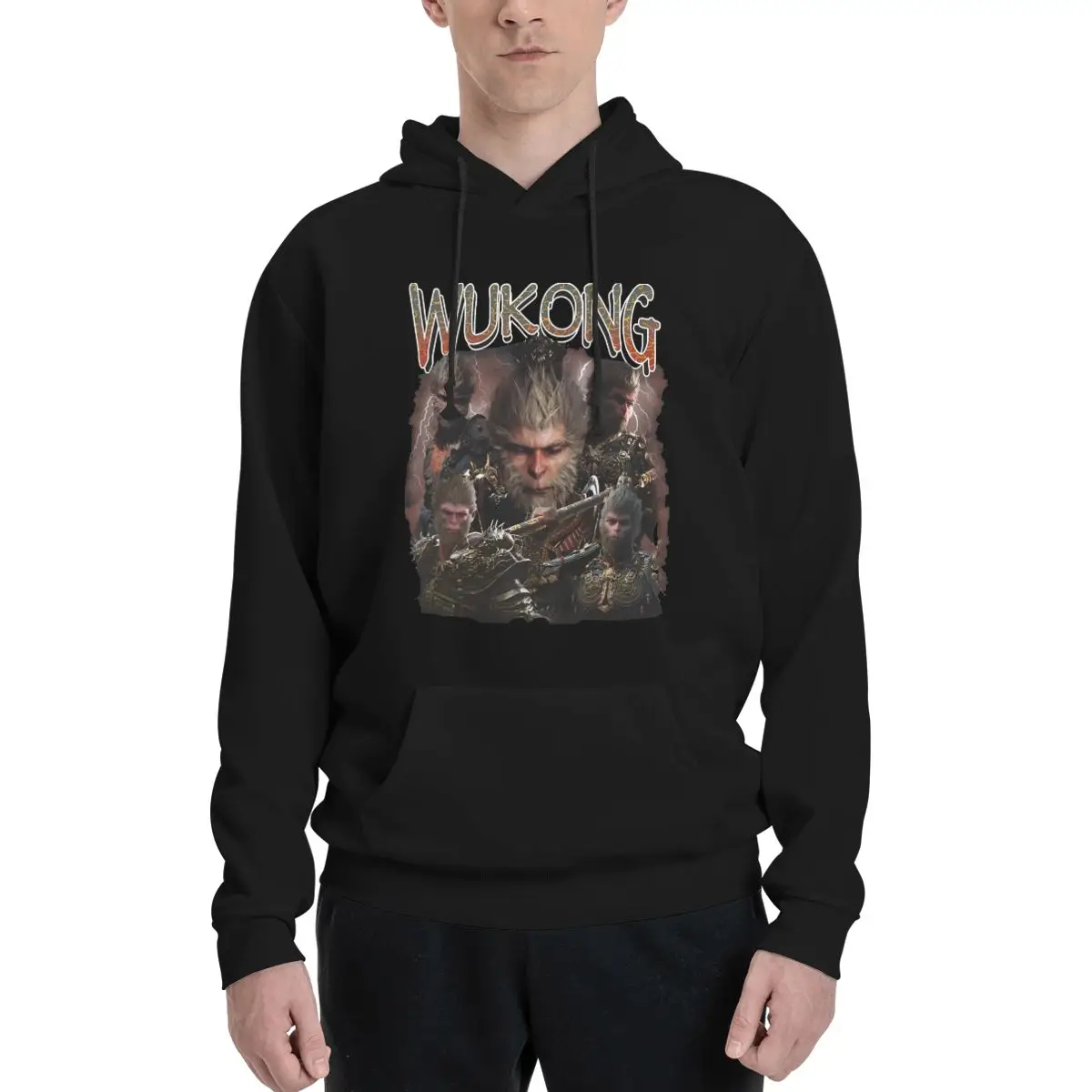 

BLACK MYTH WUKONG THE MONKEY KING Hoodie Men Women Sweatshirt Kanga Pocket Hoodies Casual Hoodie Pullover Long Sleeve Shirts