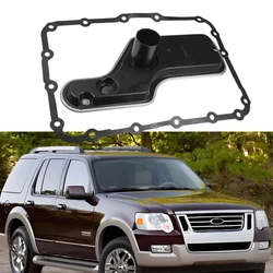 Car Transmission Filter Oil Pan Gasket Kit for Ford Explorer 2002-2010 1L2Z7A098AC, F57Z7A098AA Auto Parts