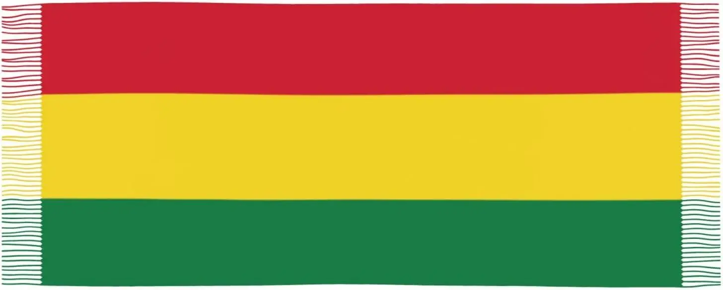 여성용 레게 라스타 깃발 오버사이즈 태슬 숄 스카프 랩