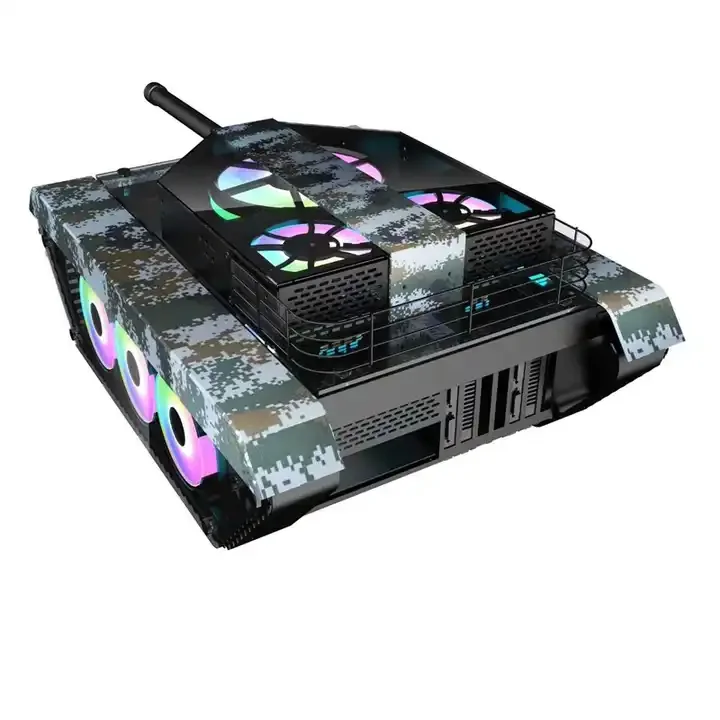 Desktop Computer Gaming ITX Case ATX Computer Case Supports Tank Gaming PC AUDIO Plastic Cabinet 100% Original Plastic Hardware