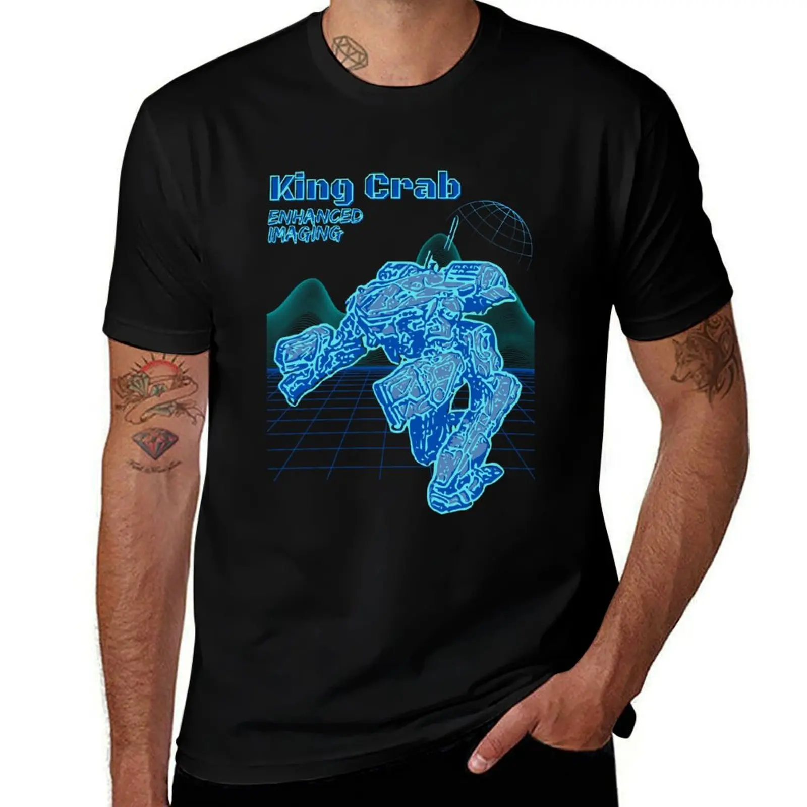 Mechwarrior Battletech. Enhenced Imaging. All systems nominal. King Crab T-Shirt Quick Dry Training Short Sleeve Tee T-Shirt