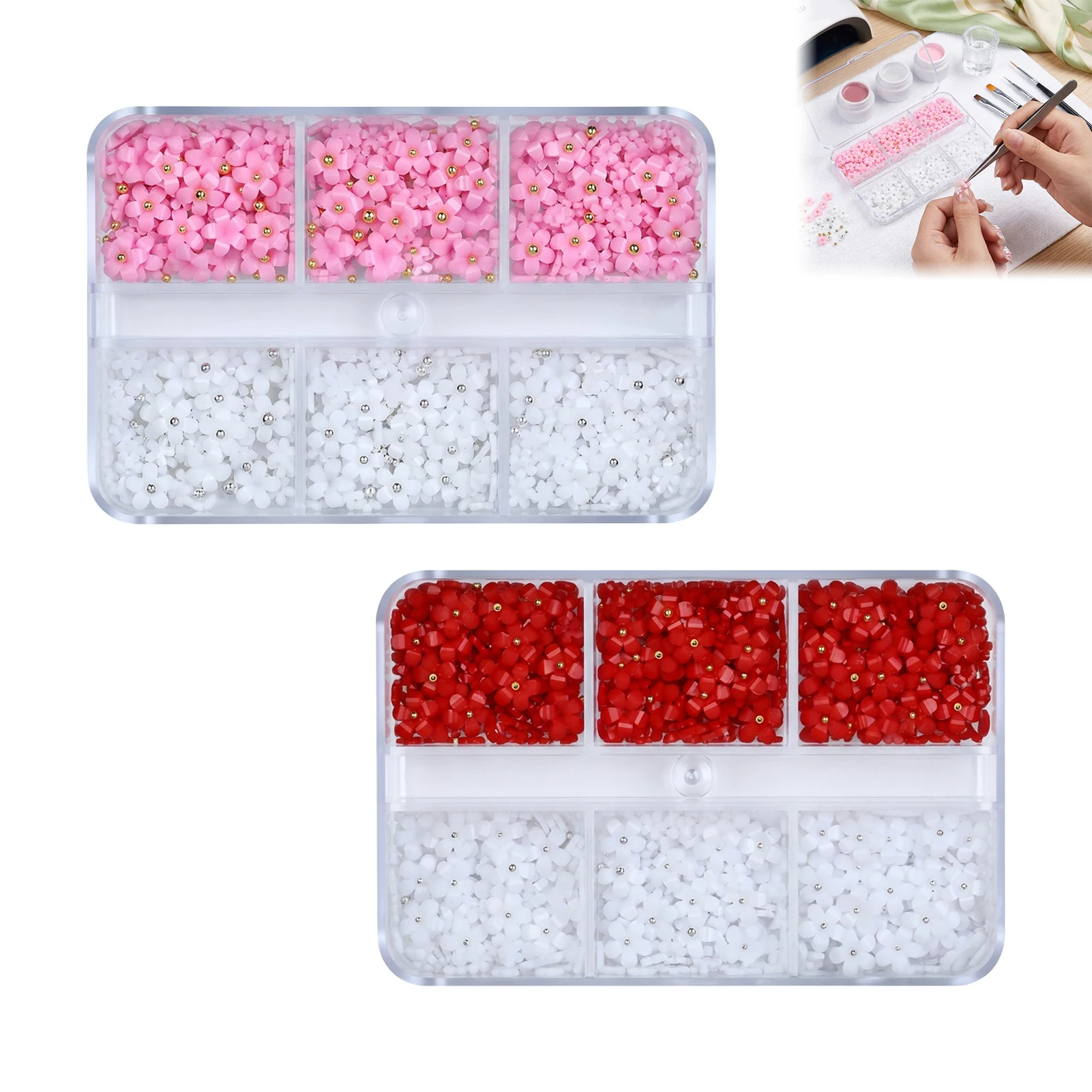 Colorful Resin Five Petal Flow - огляд і ціна Resin Art Using Flowers