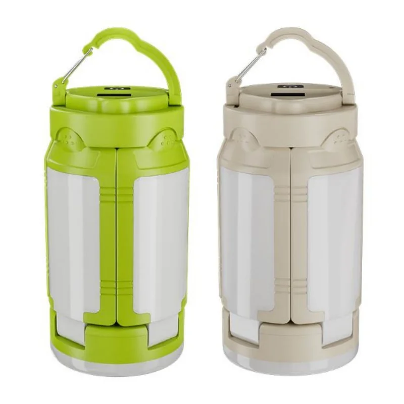 ISURE MARINE Multi Functional Camping Light LED Digital Display USB Charging Outdoor Foldable Hanging Camping Tent Light