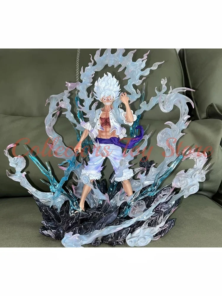 [Fabricado por jt] brinquedos de anime de uma peça skypainting nika luffy anime periférico gk figura estátua modelo colocamentos menino presente de natal