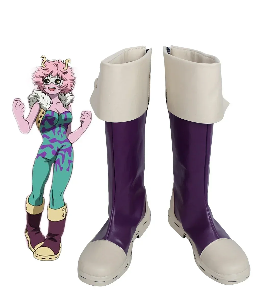 

Anime My Hero Academia Mina Ashido Pinky Cosplay Boots Shoes Props