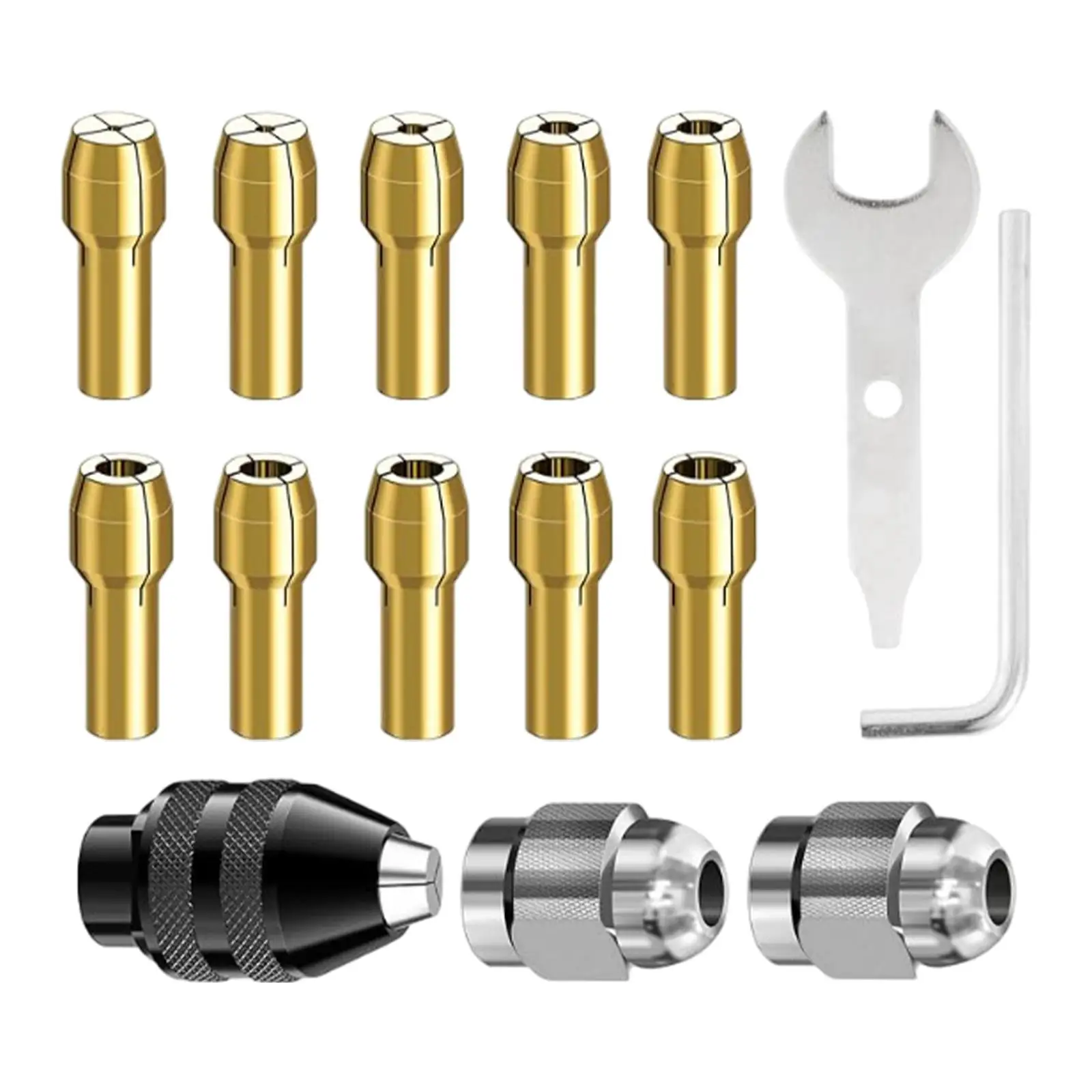 Drill Chuck Collet Set Replacement for Stable Performance Easy to Mount