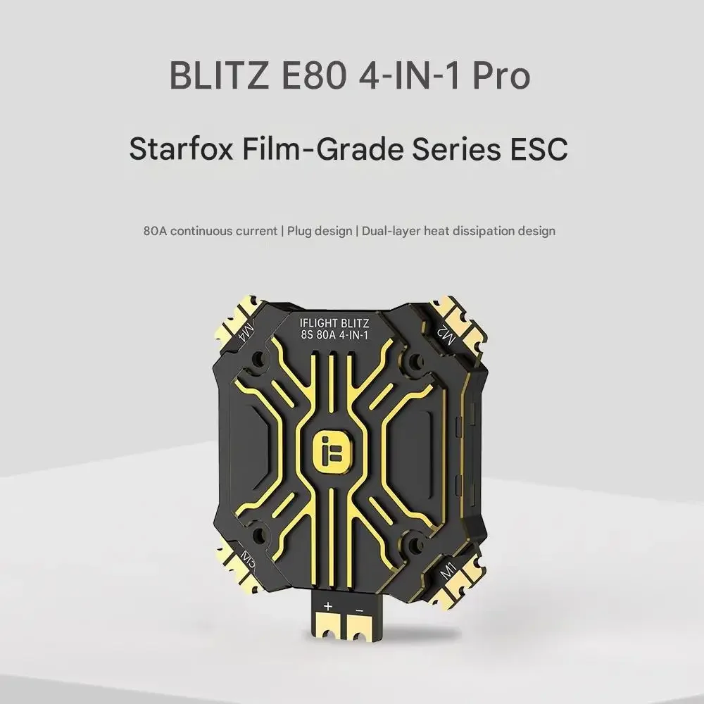 SmCpiFlight BLITZ H7 PRO Flight Controller E80 80A ESC X8, Suitable For FPV Racing Drones