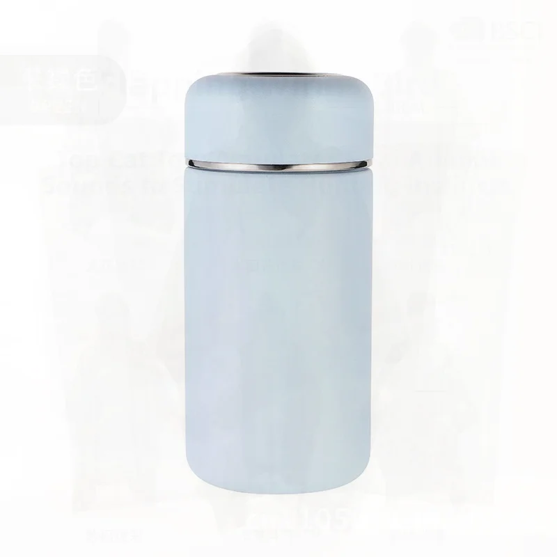 

Мини-термос-кружка для женщин из нержавеющей стали 316 с откидной крышкой, стильный, маленький, для воды и кофе, с ситечком для чая, для офиса