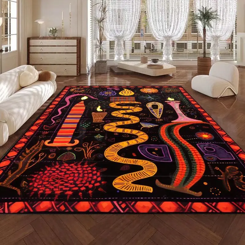 Mysterious Noble Living Room Decoration Carpet Aesthetic Belief Parlor Carpets Anti Slip Table Area Rug Customizable Floor Mat