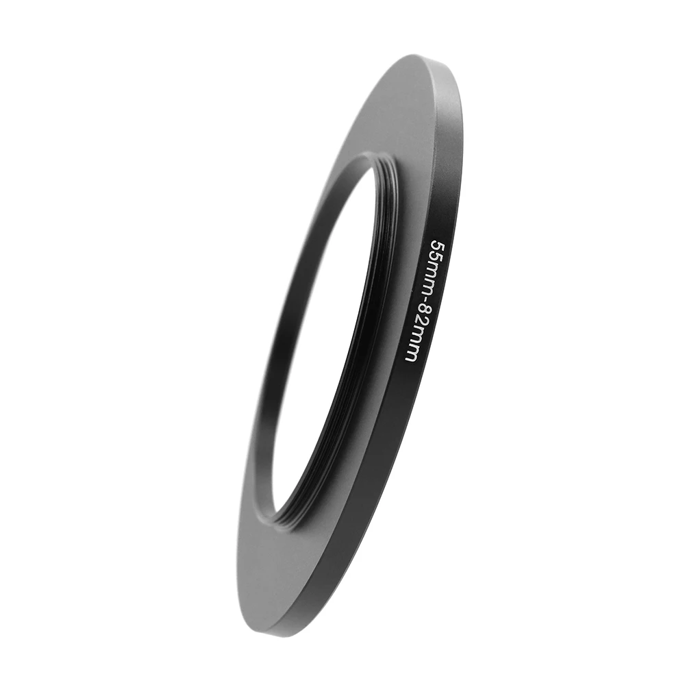 Camera Lens Filter Adapter Ring Step Up or Down Ring Metal for 55mm lens - 43 46 49 52 58 62 67 72 77 82mm UV ND CPL Lens Hood