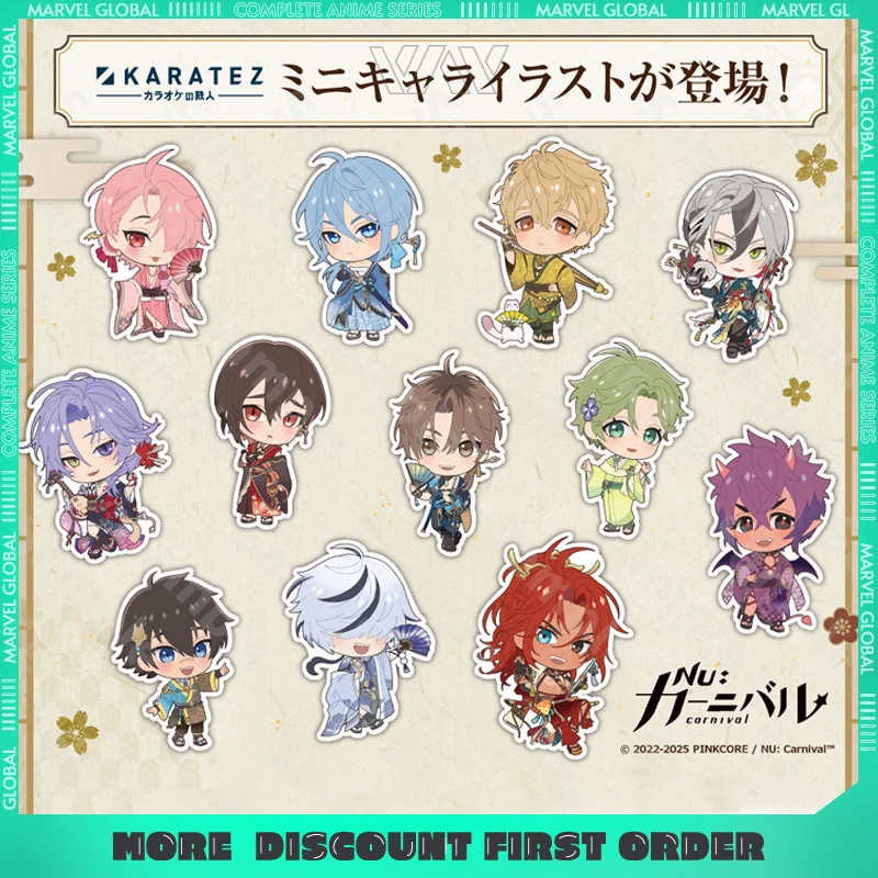 

7 см/2,76 дюйма, новинка: карнавал, караоке, Ironman, акриловая подставка, периферийные устройства, совместная работа, Chibi, высокое качество, украшение для рабочего стола, подарки для фанатов