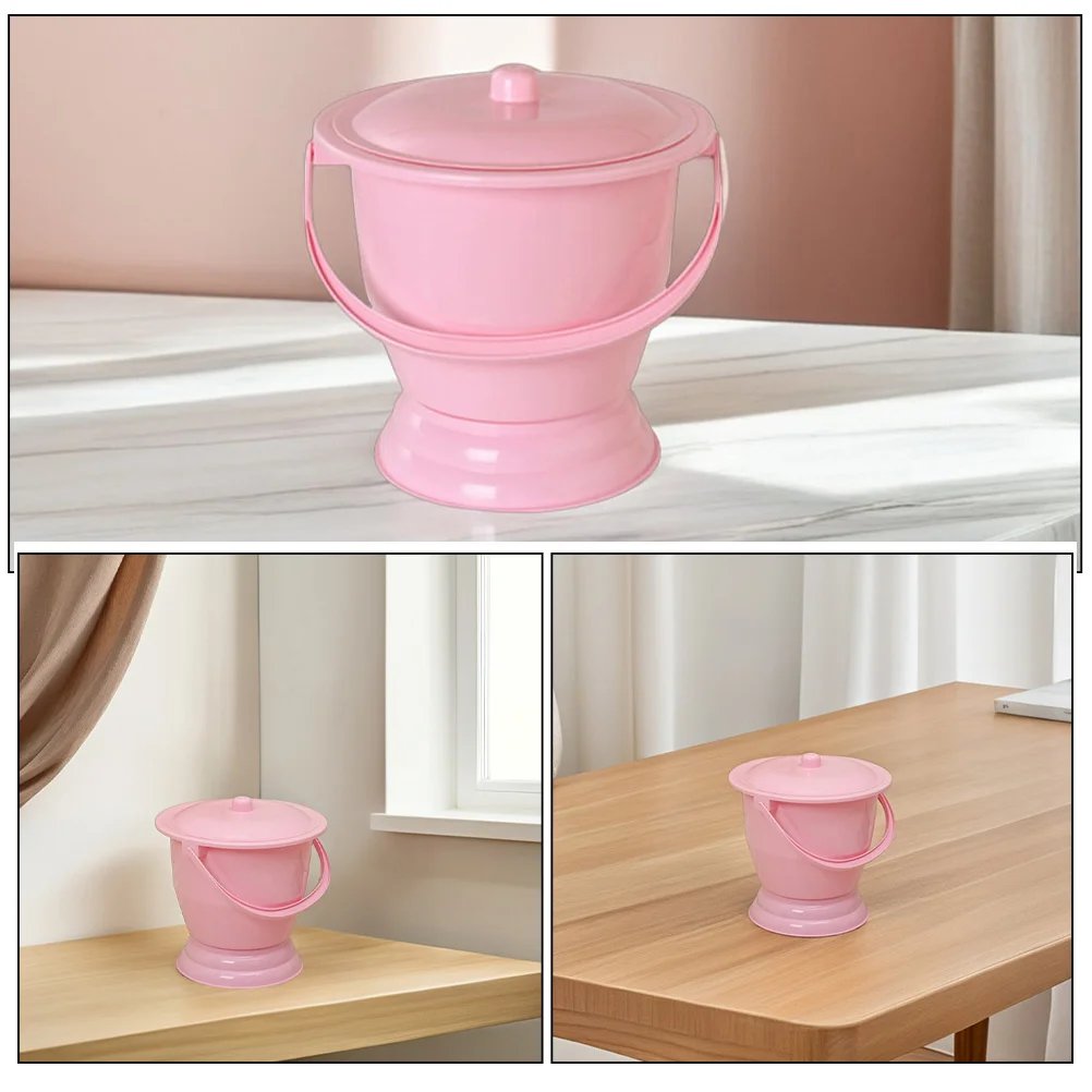 وعاء غرفة بلاستيكي محمول للأطفال الصغار، مرحاض أطفال مبولة، مقبض متين، سهل التنظيف، مدمج للسفر، السيارة، التخييم في حالات الطوارئ #5