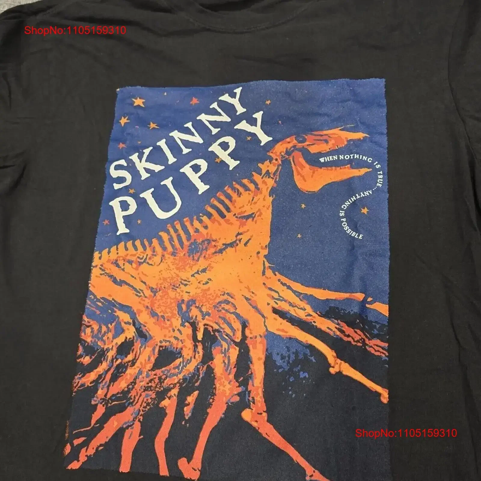 

2023 Skinny Puppy Tour Concert Cotton T shirt S 5XL EL922 vintage Washed Stylish Versatile Unisex Stretched graphic