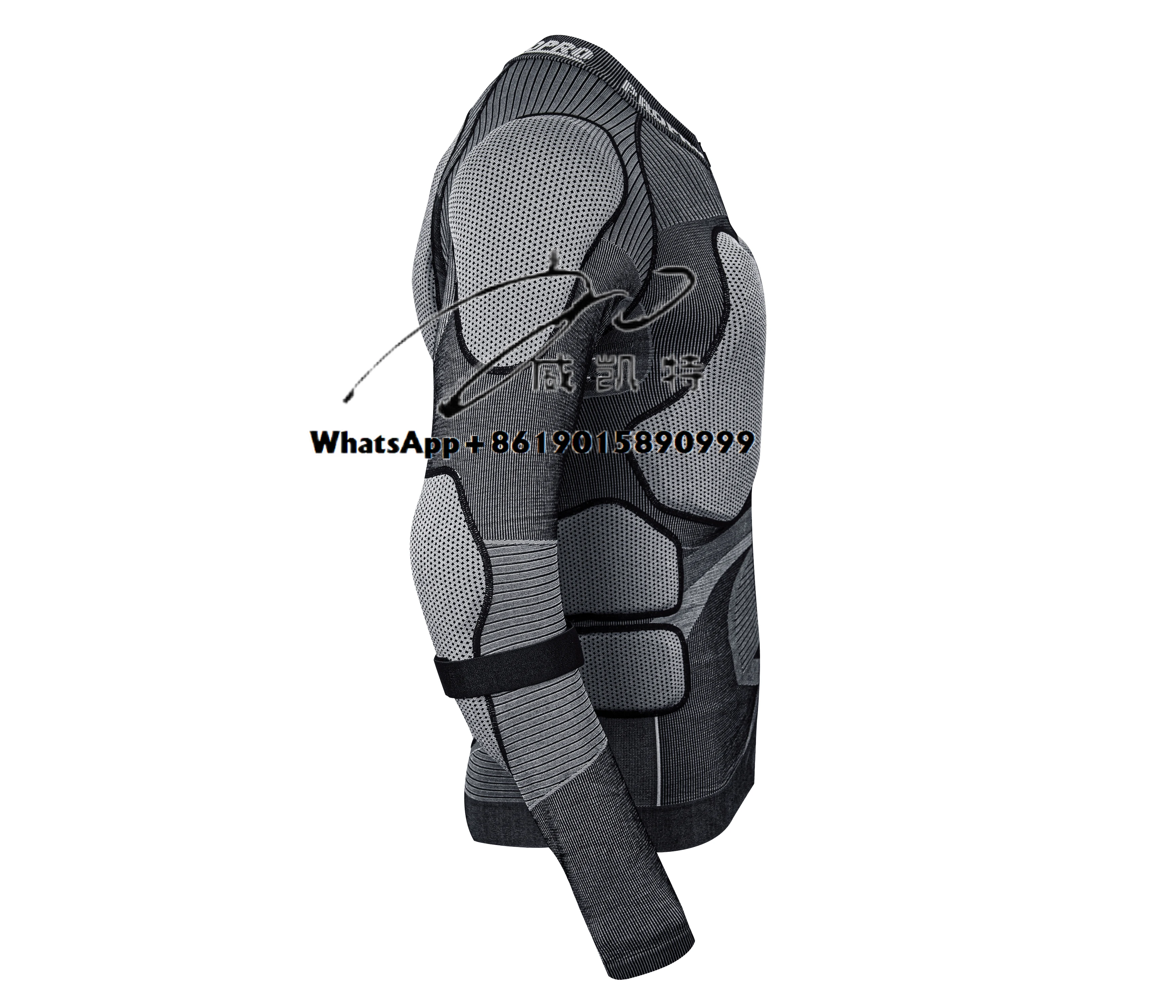 Men's Women's Professional Anti-Collision Sports Shirts Motorcycle Protective Jacket Full Body Armor Back Protector