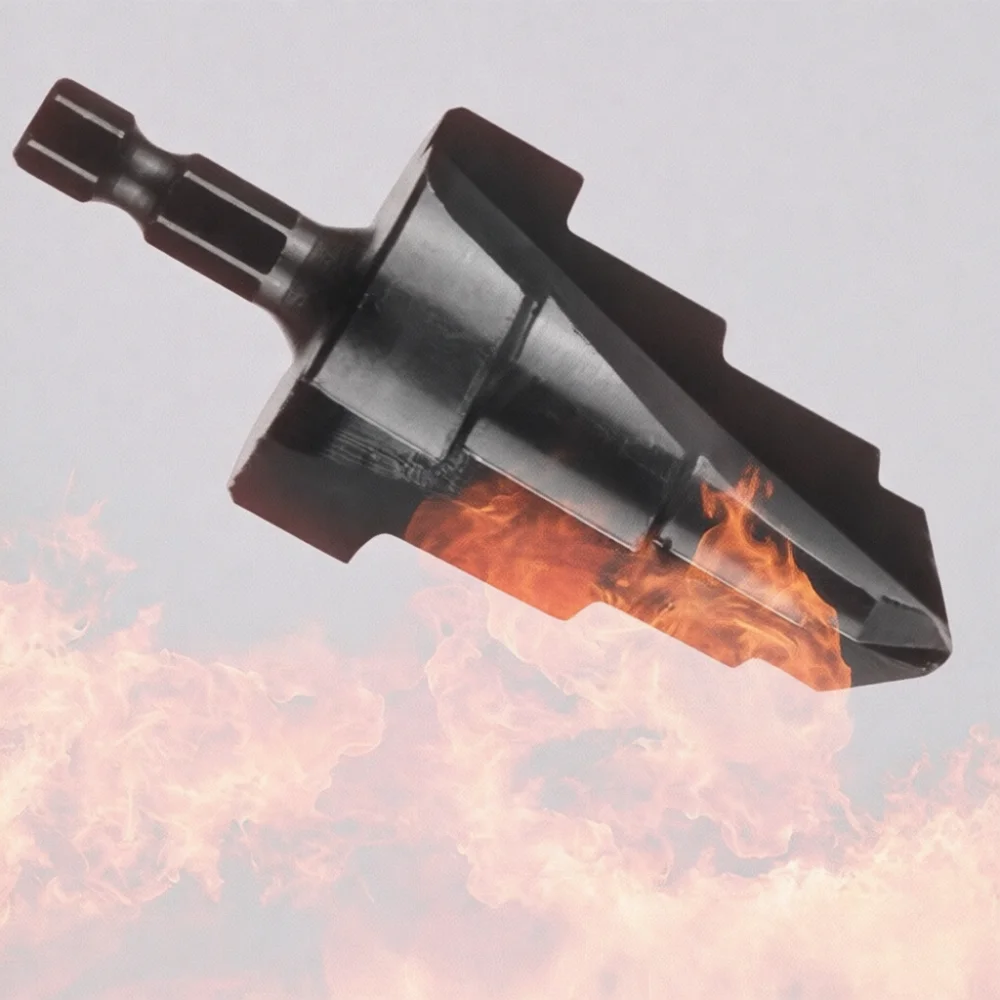 Three Blade Pipe Reamer PPR Water Drill Bit Hex Shank Woodworking Hole Cutter Step Drills Home Improvement Tools