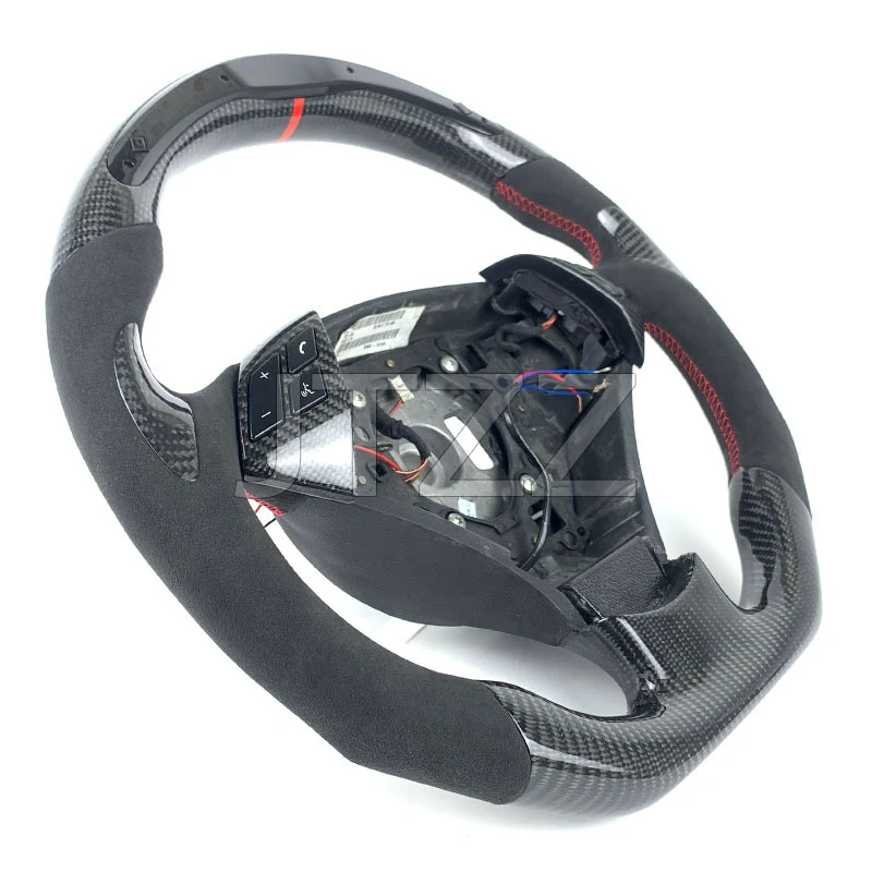 For BMW E60 E63 M5 M6 modified carbon fiber LED steering wheel