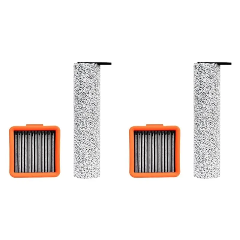 

【PASSIONE】2X роликовая щетка, HEPA-фильтр для беспроводного пылесоса Uwant D100, запасная часть