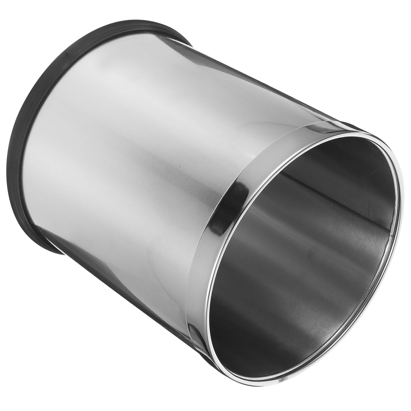 

Stainless Steel Trash Can Large Capacity Bathroom Kitchen Bedroom Garbage Bin Office Wastebasket Metal Dustbin Easy