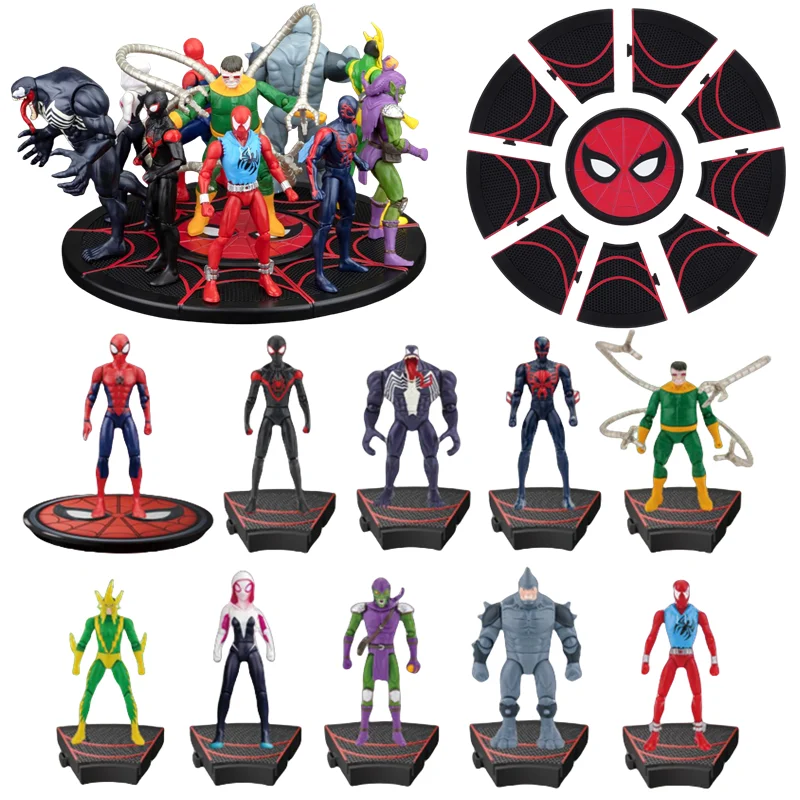 4 Zoll ZD Original Spider Man GREEN GOBLIN Doctor Octopus VENOM Actionfiguren MILES GWEN ELECTRO SCARLET SPIDER 2099 RHINO Spielzeug
