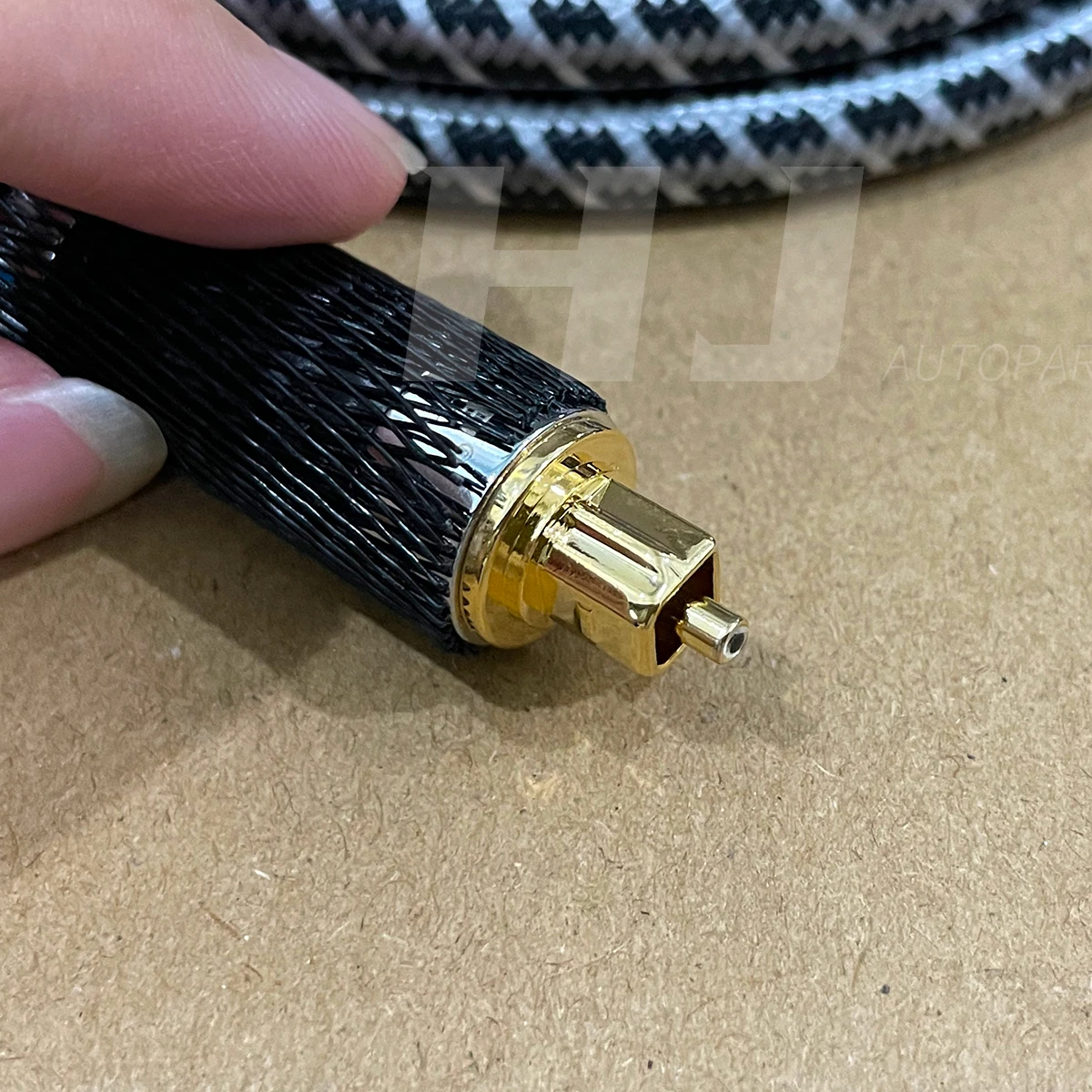 

1pcs car hifi Fiber Optic Audio Cable Car Host Connection Dsp audio Cable Plug High Concentration Optical Core Gold-plated Joint