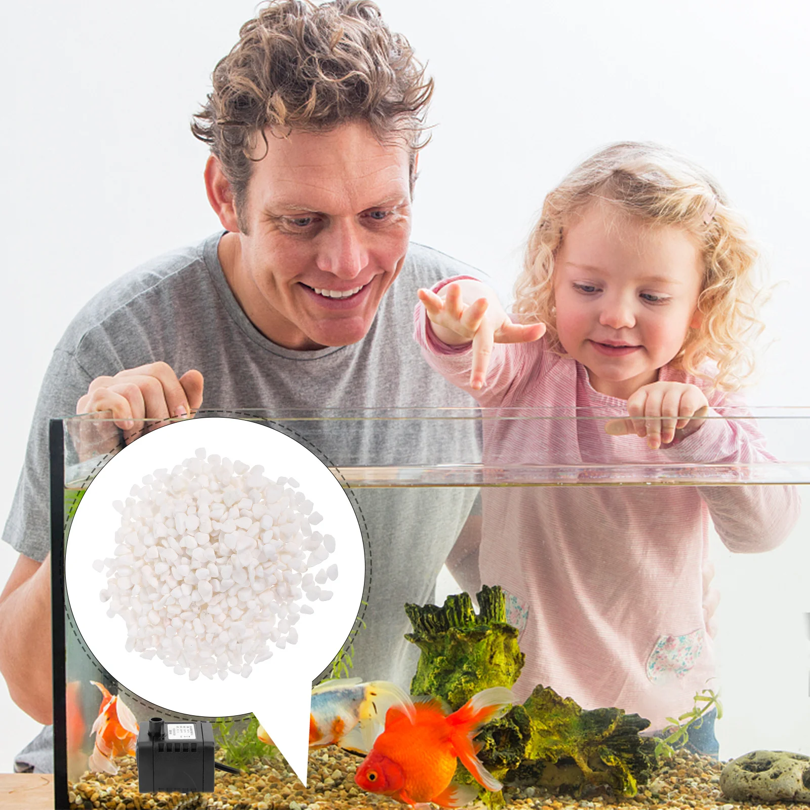 

1 Bag Natural Aquarium Gravel Stones 250g for Fish Tank Potted Plants Terrarium Decorative River Rocks Fish Tank Rocks