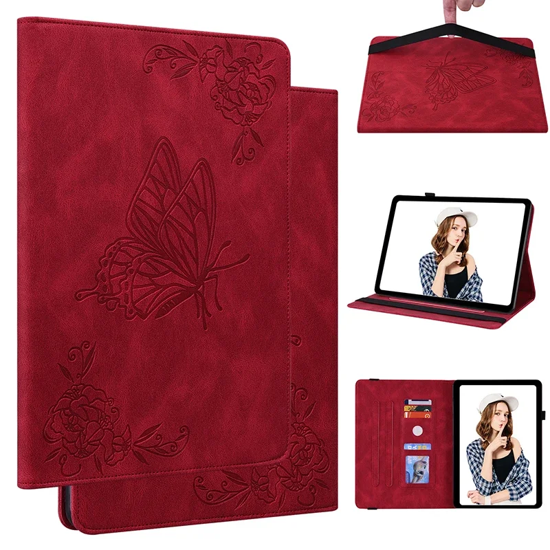 Leather Case for Samsung Galaxy Tab A11 A9 + 8.7 Plus S5e T720 Tablet Cover Tab A 10.1 T510 A8 X200 X115 10.5 A7 Lite 10.4 Case
