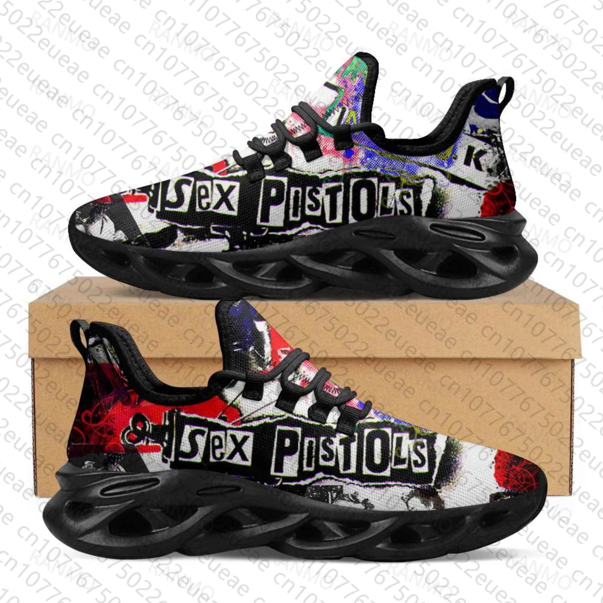 Sex Pistols Punk Rock Band Sports Shoes Mens Womens Teenager Kids Children Sneakers Casual High Quality Couple Shoes Custom Shoe