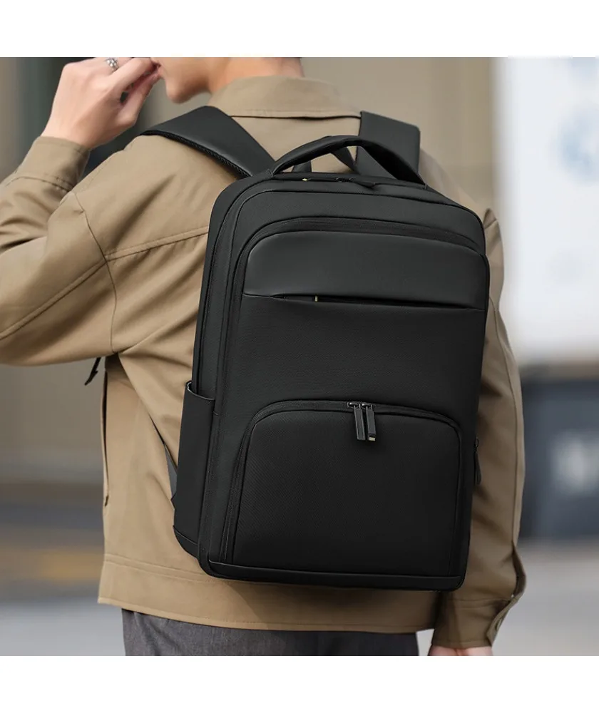 Business commuter backpack men's large capacity expandable waterproof computer bag fashion travel backpack