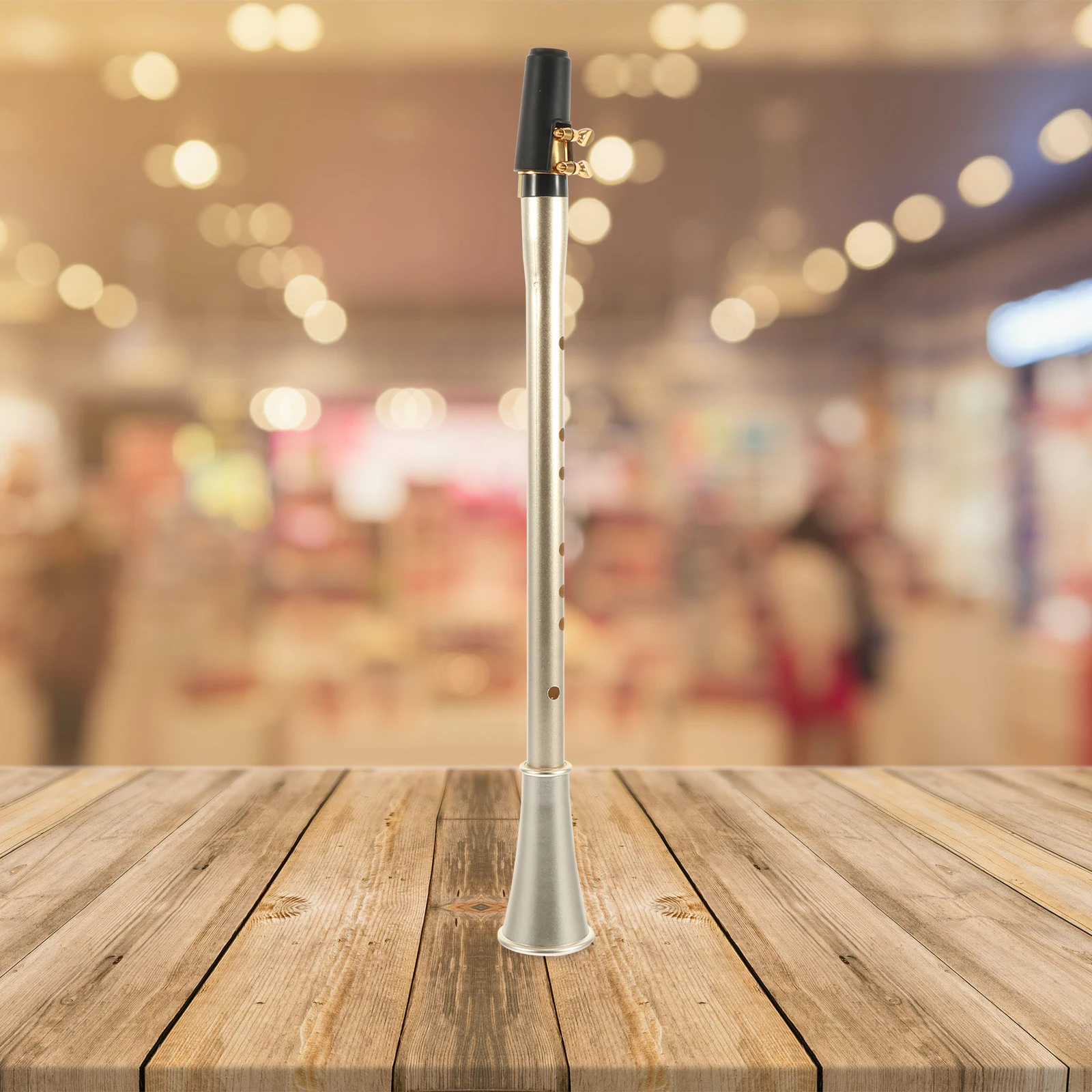 

Beginner Clarinet Instrument Simple Wind Musical Toy Set Abs Durable Lightweight Great Sound Quality Practice Easy To Play Long