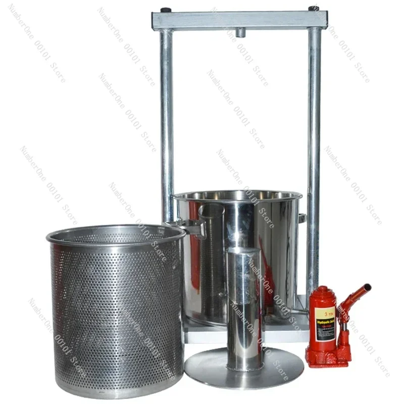 

22/12L Manual Hydraulic Fruit Squeezer Small Honey Grape Blueberry Mulberry Presser Juicers Stainless Steel Juice Press Machine