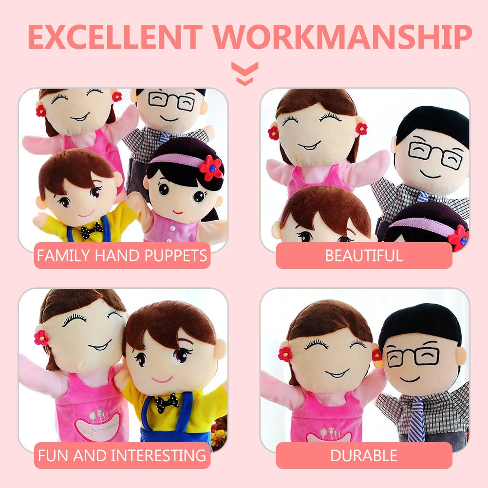 1Pcs Kids Hand Puppet Set Creative Storytelling Aid Safe Comfortable Wearable Design Improves Communication Skills Parent Child