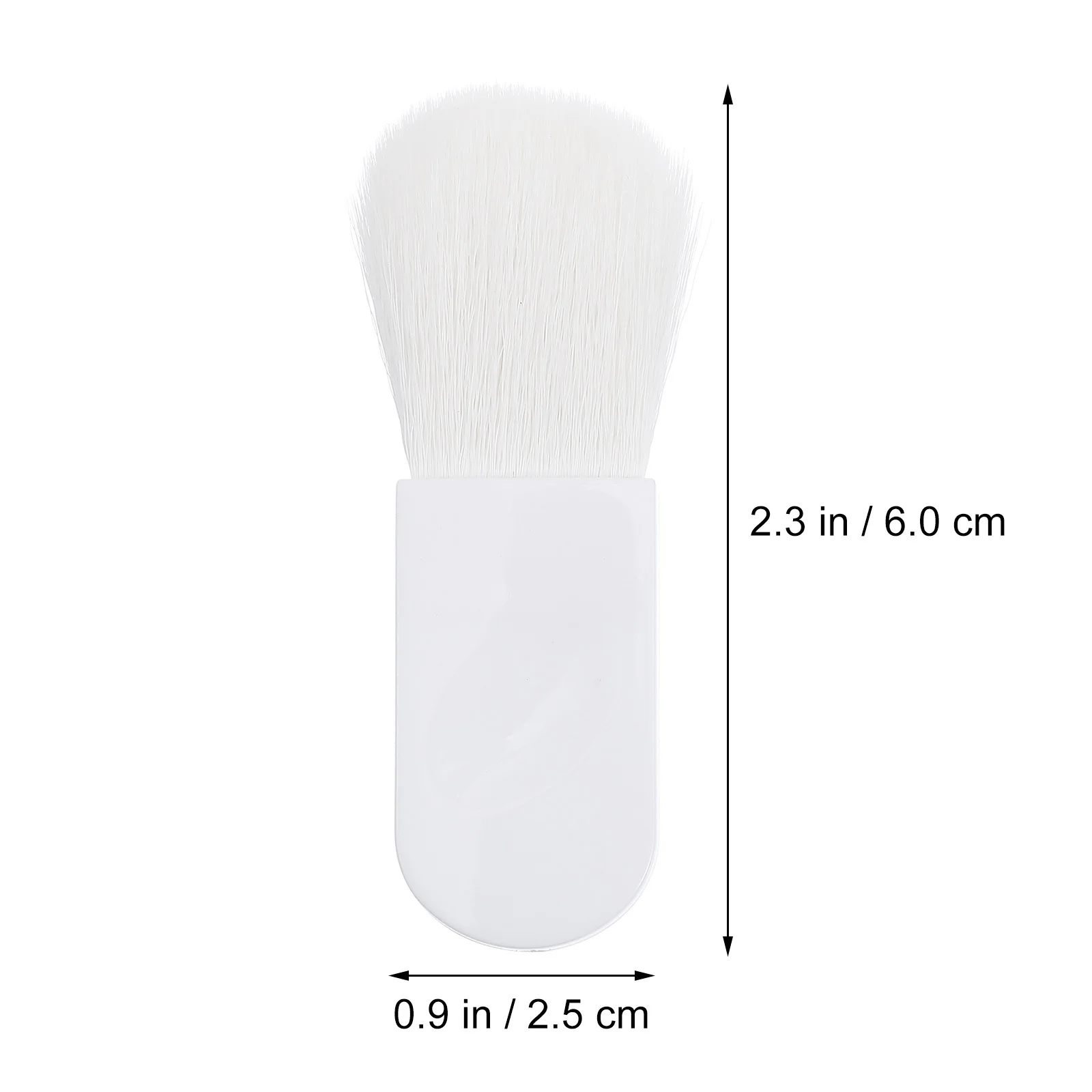 3 stuks mini draagbare make-upborstel blozen poederborstel zachte dichte haren tool voor losse poeder mengen vrouwen