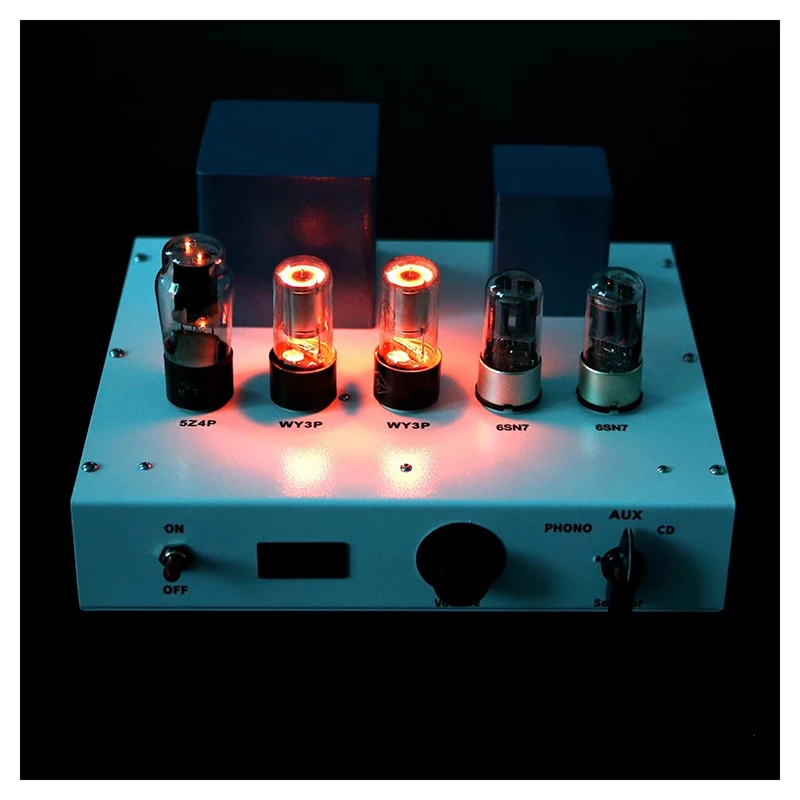 Pré-amplificador de tubo 6n8p 6sn7, tubo retificador 5z4p, regulador de tensão, circuito de veludo azul, amplificador de pré-amplificador de tubo de vácuo, áudio