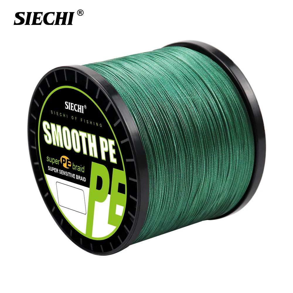 

Плетеная рыболовная леска SIECHI X16, сверхпрочная, без растяжения, для морской и пресной воды, варианты 300/500/1000 м, тестовая нагрузка 30-110 фунтов.