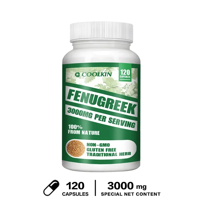 Fenugreek Capsules - Rich in Protein and Vitamins - Suitable for Breastfeeding Mothers, Helps Digestion, Weight Management