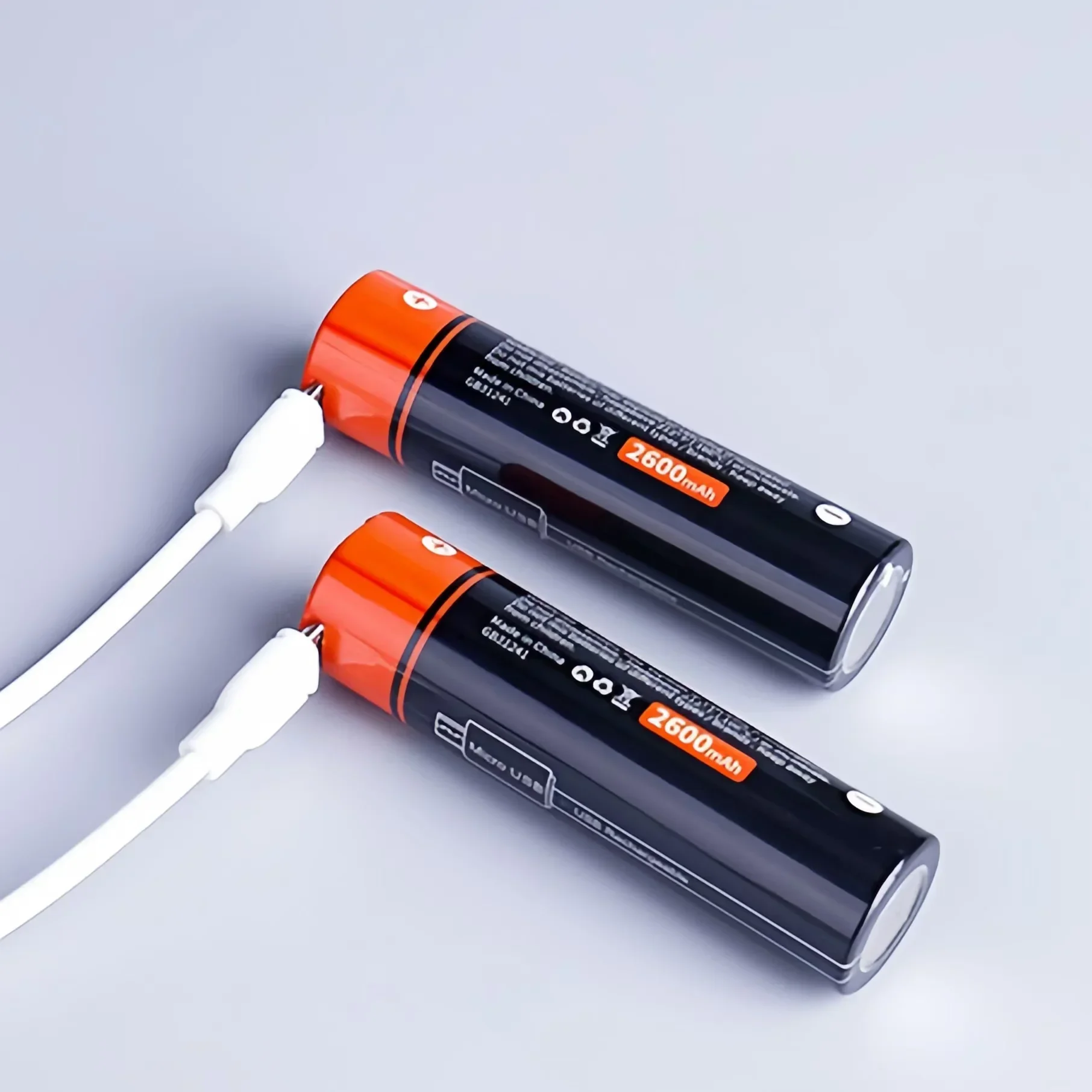 18650 Rechargeable Lithium Battery USB Type-C 3.7V 2600mAh for Flashlight Microphone Power bank Projetor Bluetooth headsets Toy