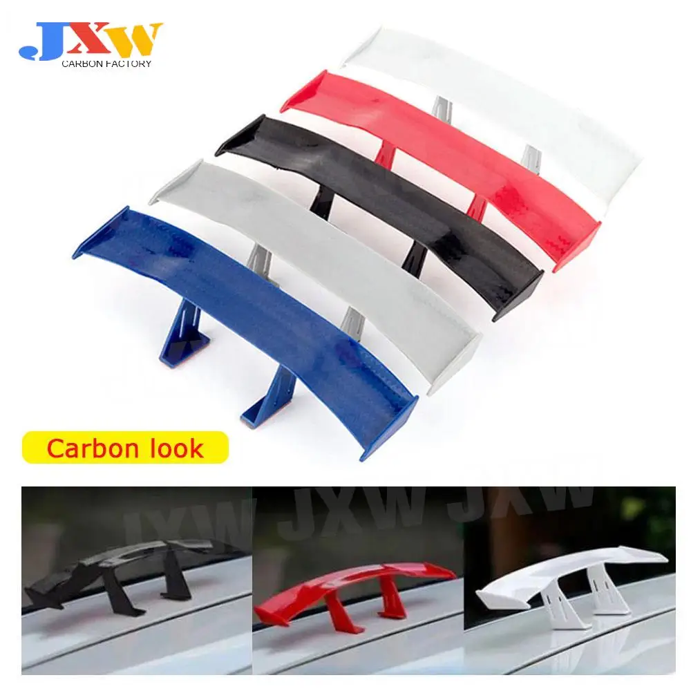 Small Rear Trunk Spoiler Wing Car Rear Spoiler Boot Mini Wing Model Decoration Auto Accessories Universal Wing