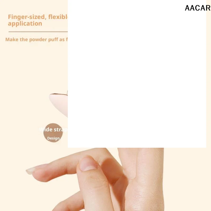 Mini base para el dedo, 5/10 Uds., pequeño cojín de aire en forma de lágrima, esponja en polvo, corrector facial, crema BB, aplicador cosmético, maquillaje