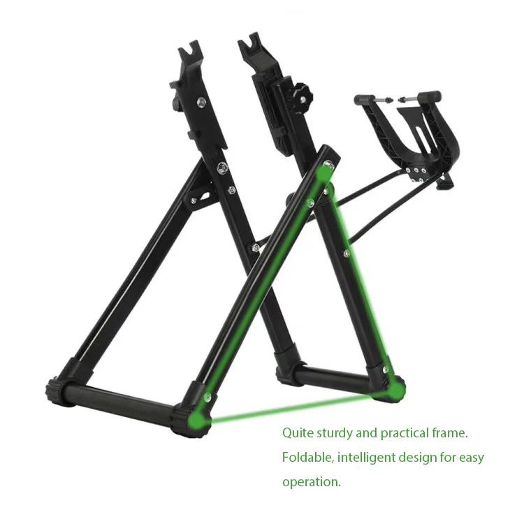 

Cycling Wheel Trimming Frame Intelligent Design Easy Using Foldable Mountain Cycling Wheel Correction Table Road Repairing Tool
