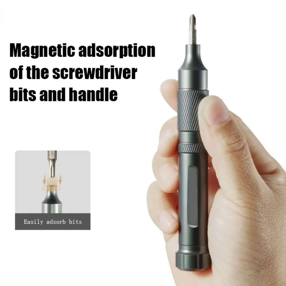 

Magnetic 13 in 1 Screwdriver Non-slip Hidden Design Precision Screwdriver Aluminum Alloy Sturdy Phone Repair Tool Glasses