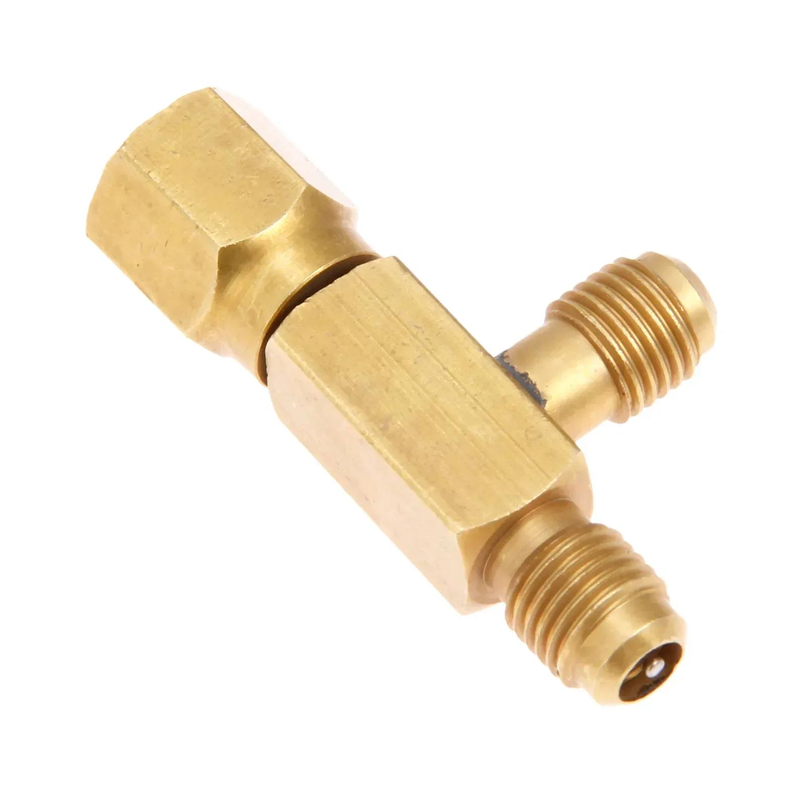 1x In Ottone Tee Adattatore Converter 1/4 \