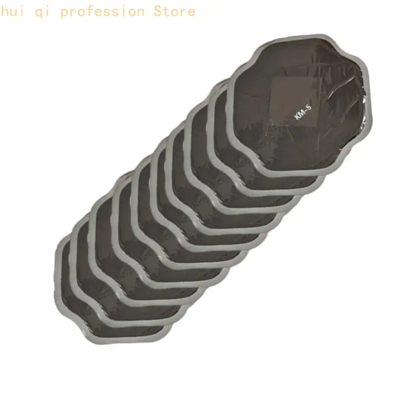 Motorcycle Flat Tire Repair Solution Natural Rubber Patches H8WE