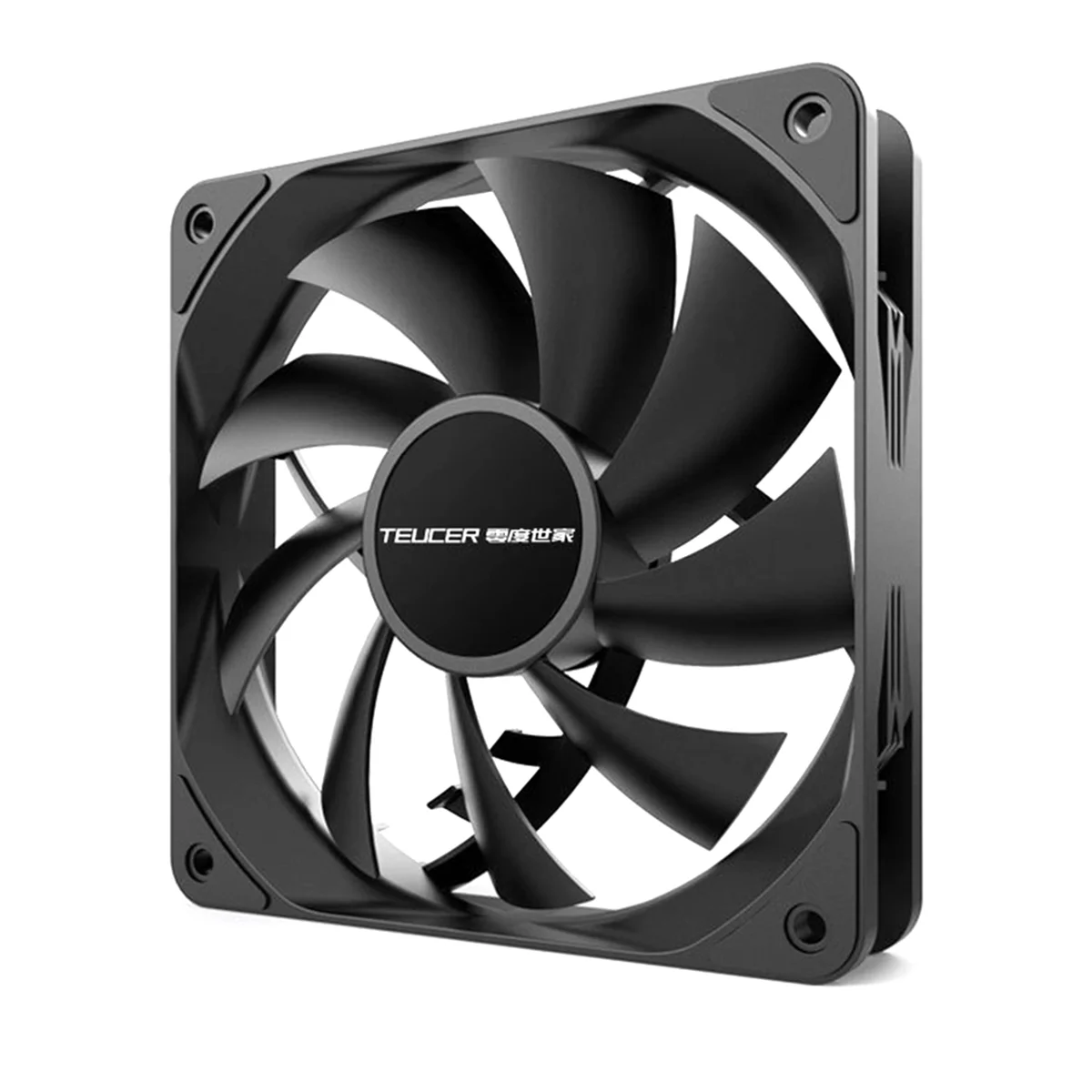 12cm Chassis Fan PWM Control 1800rpm Silent Computer Case CPU Cooler Heatsink 12cm Cooling Fan Black